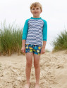 kite kids - Kinder Badehose mit Frosch-Allover, UPV50+