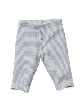 People Wear Organic - Bio Baby Leggings mit Pointelle-Muster und Streifen