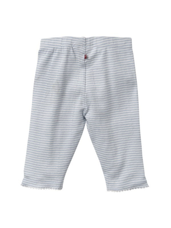 People Wear Organic - Bio Baby Leggings mit Pointelle-Muster und Streifen