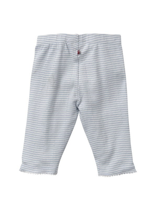 People Wear Organic - Bio Baby Leggings mit Pointelle-Muster und Streifen