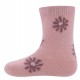 Ewers - Bio Baby Socken Doppelpack mit Blumen-Motiv und Streifen, altrosa