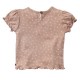 People Wear Organic - Bio Baby T-Shirt Ripp Jersey mit Blätter-Allover