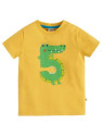 frugi - Bio Kinder T-Shirt "Magic Number" mit Krokodil-Applikation
