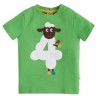 frugi - Bio Kinder T-Shirt "Magic Number" mit Schaf-Applikation