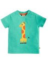 frugi - Bio Kinder T-Shirt "Magic Number" mit Giraffen-Applikation