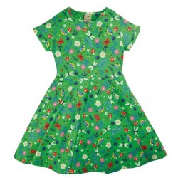 frugi - Bio Kinder Jersey Kleid "Sarah" mit Garten-Allover