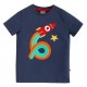 frugi - Bio Kinder T-Shirt "Magic Number" mit Raketen-Applikation