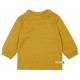 loud + proud - Bio Kinder Langarmshirt mit Punkten und Kragen, curry