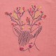 Enfant Terrible - Bio Kinder Langarmshirt mit Hirsch-Stickerei, rosa