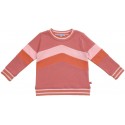 Enfant Terrible - Bio Kinder Rundhals Sweatshirt mit Colourblocking, rosa