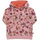 Enfant Terrible - Bio Kinder Sweatshirt mit Blumen-Allover und Kapuze, rosa