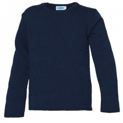 Reiff - Bio Pullover Schlüttli Twist Wolle marine