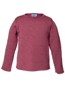 Reiff - Bio Kinder Pullover Twist malve