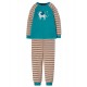 frugi - Bio Kinder Schlafanzug "Kernow" mit Pegasus-Druck und Streifen