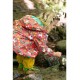 frugi - Kinder Regenjacke "Puddle Buster" mit Pegasus-Allover, rot