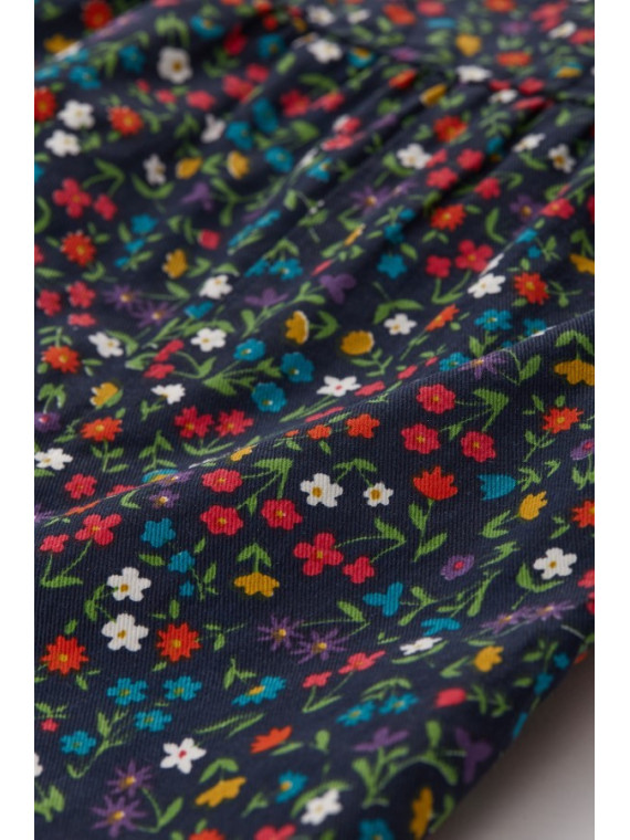 frugi - Bio Baby Wende Cord Latzhose "Lara" mit Blümchen-Druck