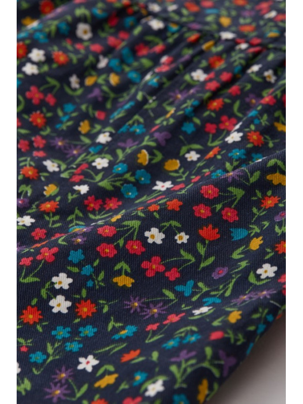 frugi - Bio Baby Wende Cord Latzhose "Lara" mit Blümchen-Druck
