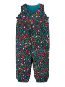 frugi - Bio Baby Wende Cord Latzhose "Lara" mit Blümchen-Druck