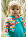 frugi - Bio Baby Wende Cord Latzhose "Lara" mit Blümchen-Druck