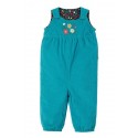 frugi - Bio Baby Wende Cord Latzhose "Lara" mit Blümchen-Stickerei