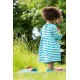 frugi - Bio Kinder Kleid "National Trust Dea Dress" mit Biber Applikation und Streifen