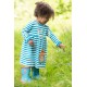 frugi - Bio Kinder Kleid "National Trust Dea Dress" mit Biber Applikation und Streifen
