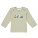 Sense Organics - Bio Baby Langarmshirt "Timber" mit Kuh-Applikation