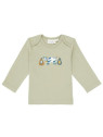 Sense Organics - Bio Baby Langarmshirt "Timber" mit Kuh-Applikation