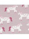 Sense Organics - Bio Baby Wende Tuch "Bib Retro" mit Pferde-Allover und Streifen
