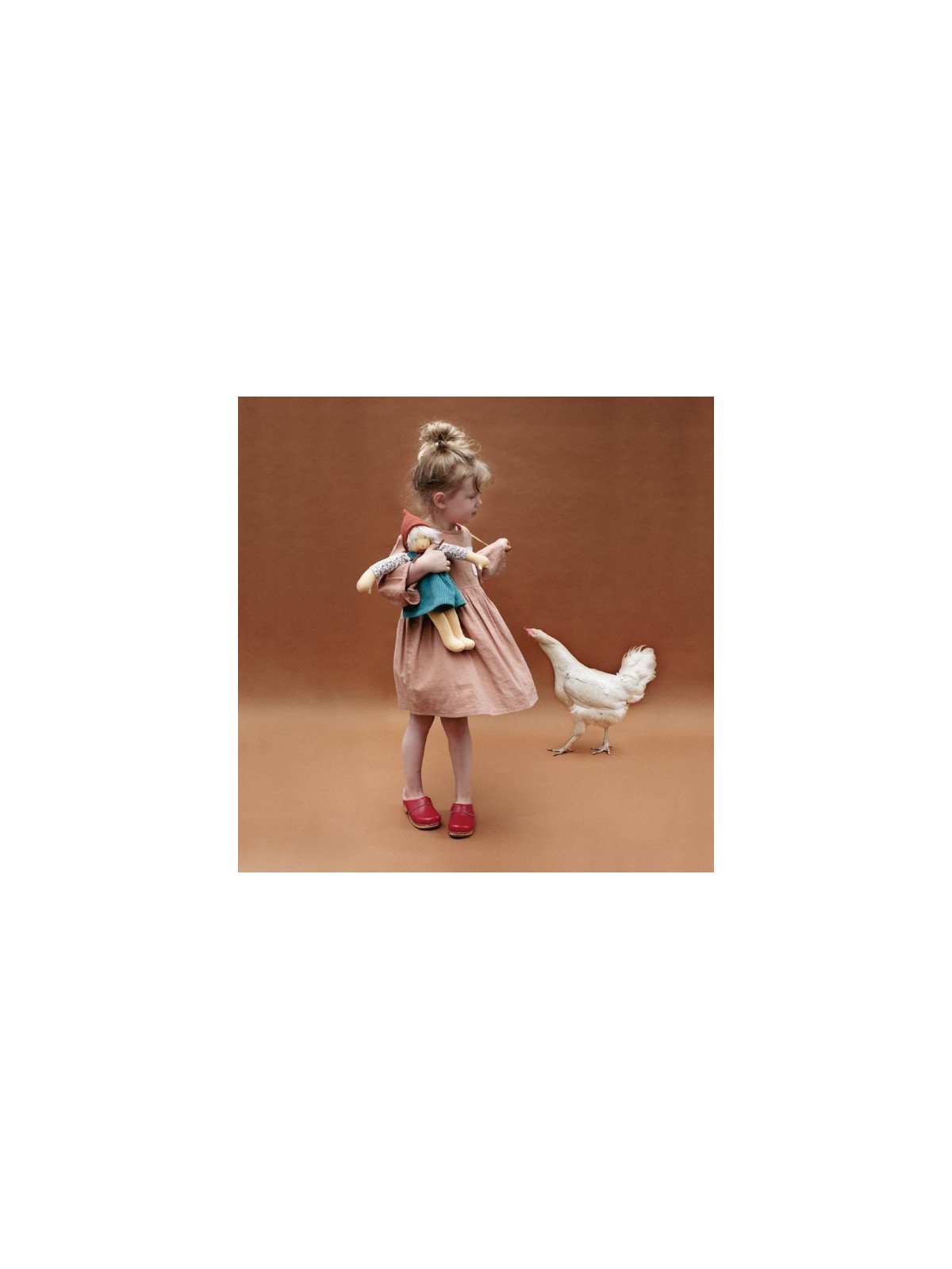 Nanchen Natur - Bio Schmusepuppe "Akrobatin Mascha" 38cm