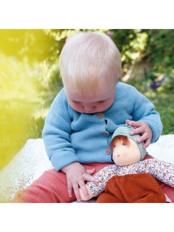 Nanchen Natur - Bio Baby Nani 30cm, mint