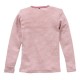 People Wear Organic - Bio Kinder Langarmshirt mit Streifen Wolle/Seide, rosa