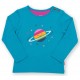 kite kids - Bio Kinder Langarmshirt mit Planet-Applikation