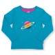 kite kids - Bio Kinder Langarmshirt mit Planet-Applikation