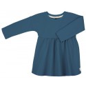 pure pure by BAUER - Bio Kinder Sweatkleid, blau