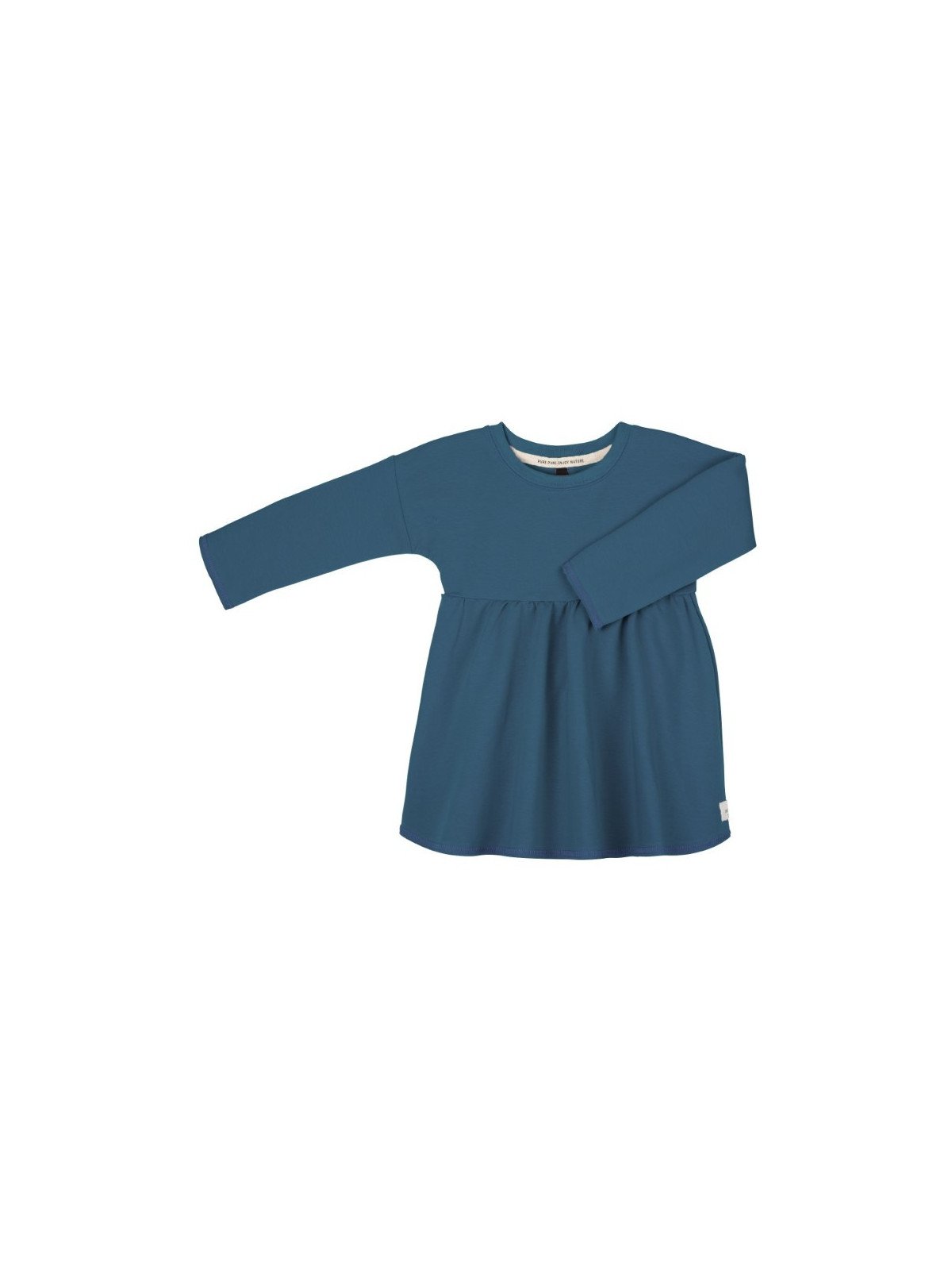 pure pure by BAUER - Bio Kinder Sweatkleid, blau