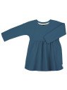 pure pure by BAUER - Bio Kinder Sweatkleid, blau