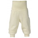 ENGEL - Bio Baby Hose mit Nabelbund, Wolle/Seide, natur