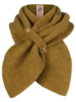 ENGEL - Bio Kinder Fleece Schal, Wolle, safran