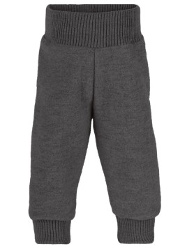 ENGEL - Bio Baby Walk Hose, Wolle, lavagrau