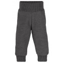 ENGEL - Bio Kinder Walk Hose, Wolle, lavagrau