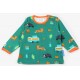 Toby tiger - Bio Kinder Langarmshirt mit Campingbus-Alloverdruck