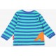Toby tiger - Bio Kinder Langarmshirt mit "Diplodocus"-Dino-Motiv und Streifen