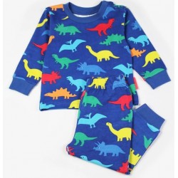 Toby tiger - Bio Kinder Schlafanzug mit Dino-Allover