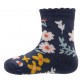 Ewers - Bio Baby Socken Doppelpack mit Blumen- und Pilz-Motiv, marine