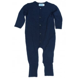 Reiff - Bio Baby Strampler Twist Wolle marine