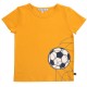 Enfant Terrible - Bio Kinder T-Shirt mit Fußball-Applikation, gelb