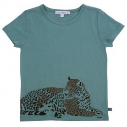 Enfant Terrible - Bio Kinder T-Shirt mit Leoparden-Druck
