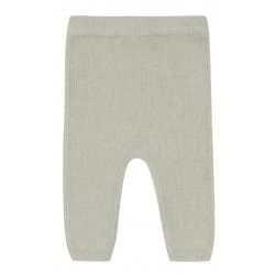puri organic - Bio Baby Feinstrick Hose, Baumwolle/Seide, tea green