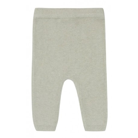 puri organic - Bio Baby Feinstrick Hose, Baumwolle/Seide, tea green